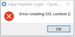 SSL ERROR