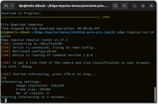 STM32N6-yolo-pro-lockup-screenshot 27-1-26